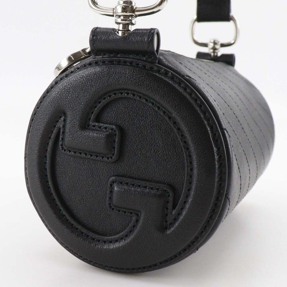 GUCCI Authentic Black Leather Shoulder Bag - Picture 8 of 16